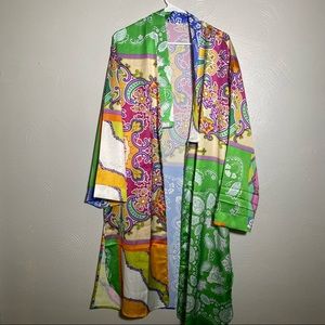 Paisley Print Kimono